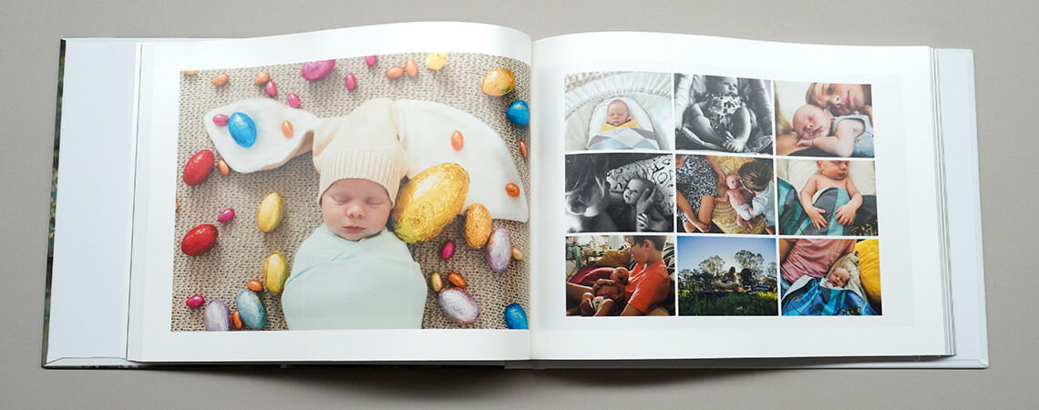 Layout photos on page symmetrically 