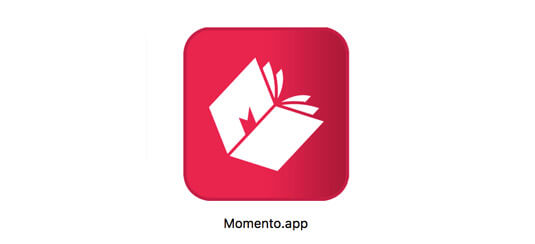 Momento software application icon