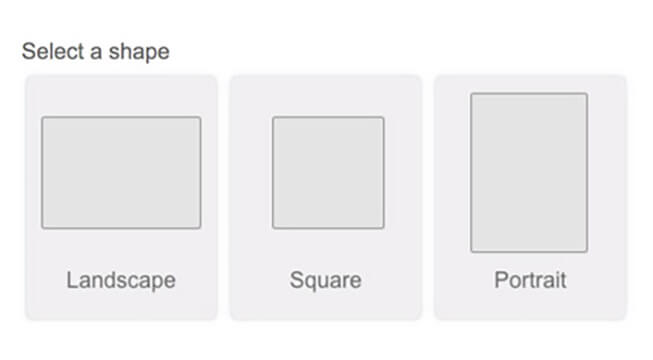 Momento photo book software select shape