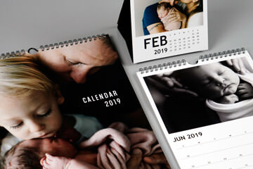 Baby photo calendar