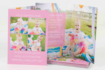 Party invitation cards