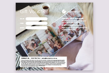 Photo book gift vouchers
