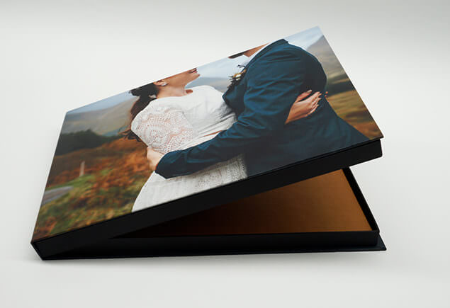 Wedding photo printed box