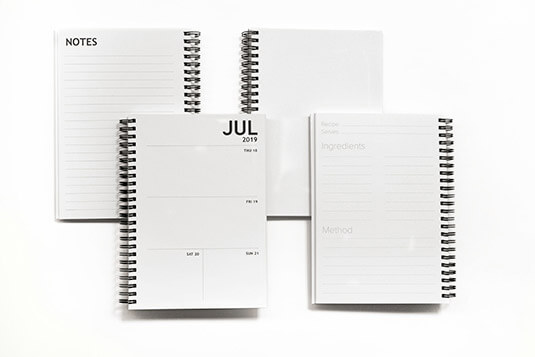 Photo notebook options